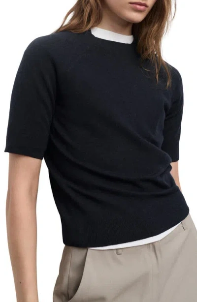 MANGO MANGO SHORT SLEEVE SWEATER