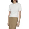 Mango Short Sleeve Sweater In Light Beige