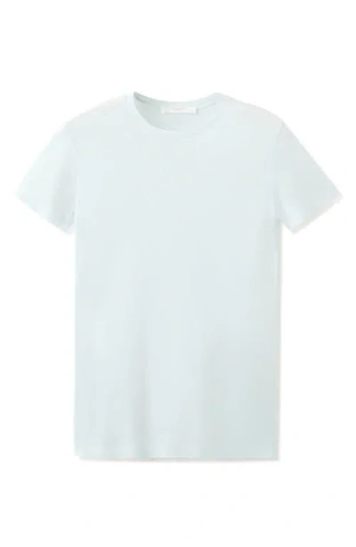 Mango Short Sleeve T-shirt In Blue