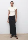 Mango Pull-over Maille Fine Manches Courtes Blanc - Femme - L -  In White