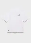 Mango Short-sleeved Printed T-shirt Off White In White