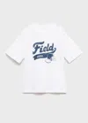 Mango Kids' Short-sleeved Printed T-shirt White