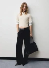 MANGO SHORT-SLEEVED SWEATER WITH SHINY DETAIL