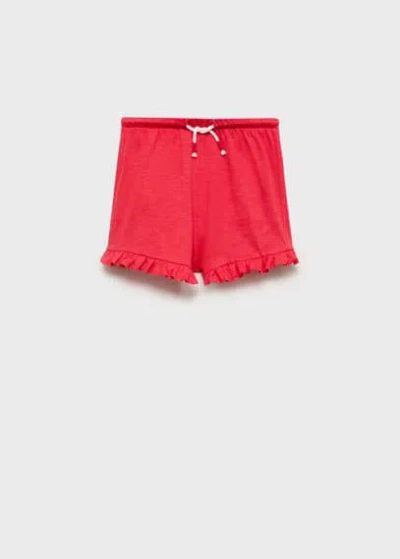Mango Kids' Shorts Fuchsia