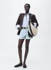 Mango Shorts Light Blue In Light Blue