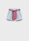 Mango Short Bleu Clair - Enfants - 11 -  Kids