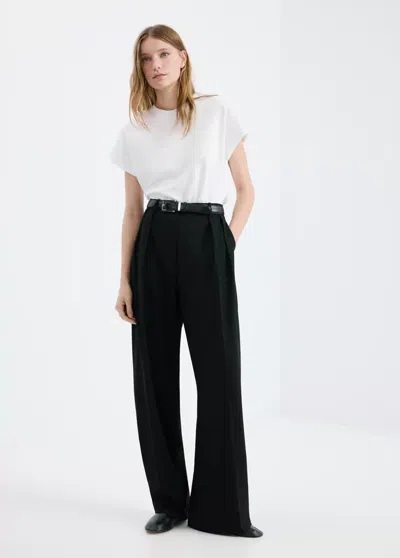 Mango Short-sleeved Cotton T-shirt In White