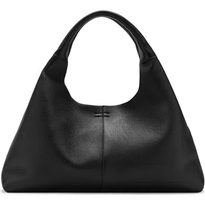 Mango Shoulder Bag In Black