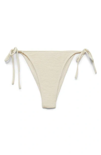 Mango Side Tie Bikini Bottoms In Neutral