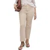 Mango Sienna Raw Hem Crop Flare Jeans In Neutral