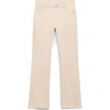 Mango Sienna Raw Hem Crop Flare Jeans In Neutral
