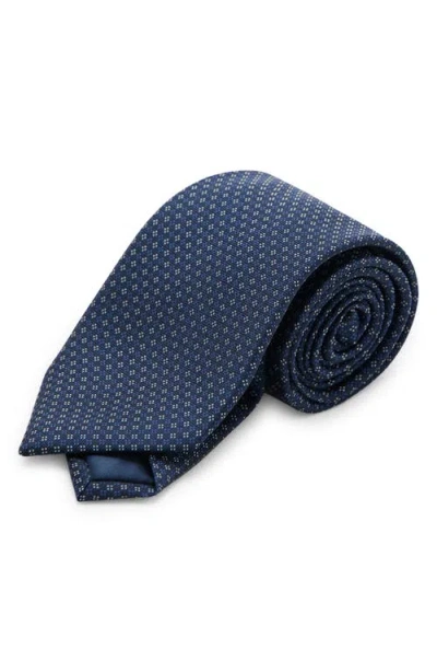 Mango Silk Blend Tie In Gray