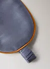 Mango Silk Mask With Contrast Piping Ink Blue In Blue
