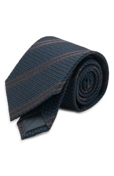Mango Silk Microstructure Tie In Green
