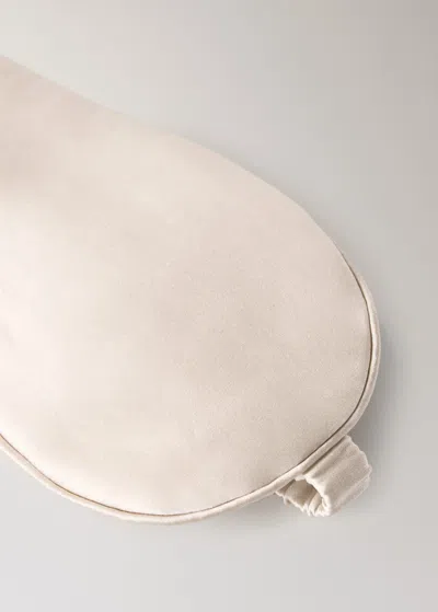 Mango Silk Sleeping Mask Light/pastel Grey In Neutral