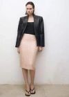 Mango Silk Top With Thin Straps Black