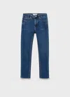 Mango Kids' Skinny-fit Jeans Dark Blue