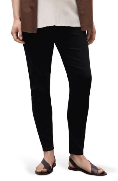 Mango Skinny Maternity Jeans In Black Denim
