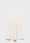 Mango Skirt Ecru In Ecru