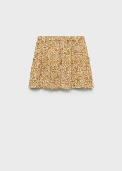 Mango Kids' Skirt Ochre