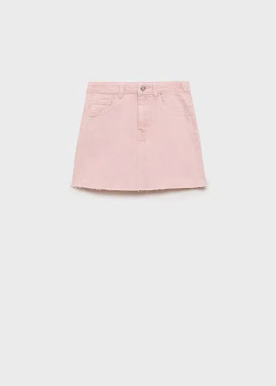 Mango Kids' Skirt Pink
