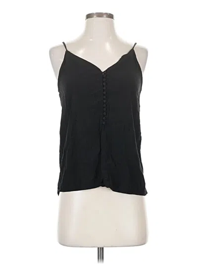 Pre-owned Mango Sleeveless Blouse In Black