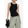 Mango Sleeveless Fitted Bodysuit Black In Black