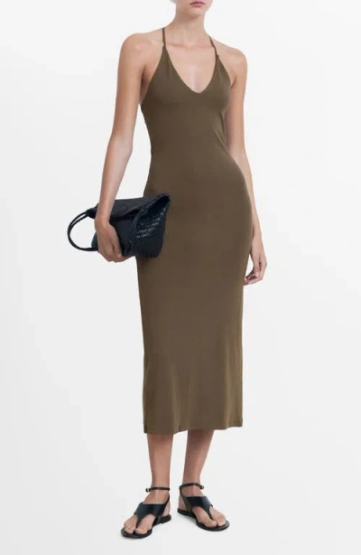 MANGO MANGO SLEEVELESS MIDI DRESS