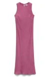 Mango Sleeveless Midi Dress In Animal Print