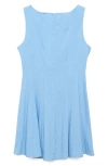 Mango Sleeveless Minidress In Blue