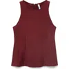 Mango Sleeveless Peplum Top