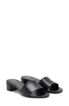 Mango Slide Sandal In Black