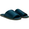 Mango Slide Slipper In Blue