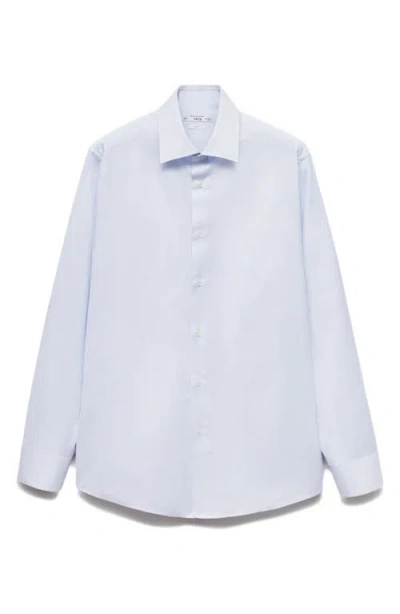 MANGO MANGO SLIM FIT BUTTON-UP SHIRT