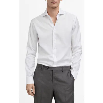 MANGO MANGO SLIM FIT BUTTON-UP SHIRT