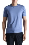 Mango Slim Fit Comfort Stretch T-shirt In Blue