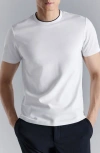 Mango Slim Fit Comfort Stretch T-shirt In White