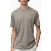 Mango Slim Fit Cotton T-shirt In Gray