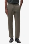 Mango Slim Fit Drawstring Pants In Brown