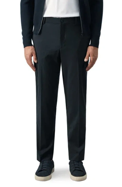 Mango Slim Fit Dress Pants In Black