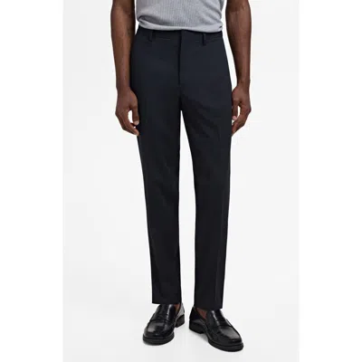 MANGO MANGO SLIM FIT FLAT FRONT PANTS