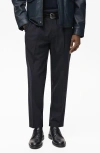 Mango Slim Fit Pants In Night Blue