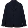 Mango Slim Fit Sport Coat In Blue
