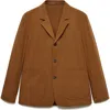 Mango Slim Fit Sport Coat In Burnt Orange