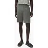 Mango Slim Fit Stretch Cotton Chino Shorts In Gray