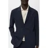 Mango Slim Fit Suit Jacket In Blue