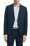 Mango Slim Fit Suit Jacket In Blue