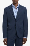 Mango Slim Fit Suit Jacket In Multi