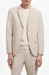 Mango Slim Fit Suit Jacket In Multi