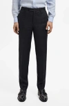Mango Slim Fit Suit Pants In Black